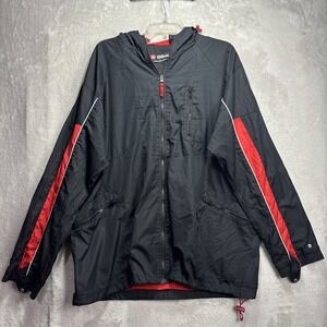 Wilson Red And Black Windbreaker Large